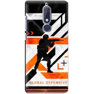 Чехлы с тематикой Киберспорт для Nokia 5 2018, 5.1 (VPrint) (Cs:Go)