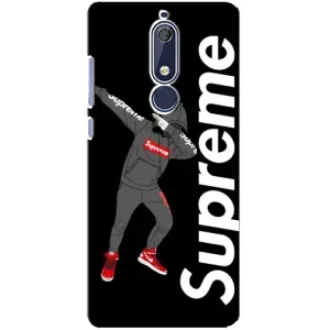 Чехол для Nokia 5 2018, 5.1 с картинкой Supreme (AlphaPrint) (Деб Суприм)