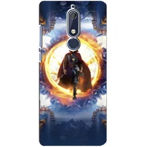 Чехлы с героями Марвел Nokia 5 2018, 5.1 (VPrint) (Доктор Стрендж)