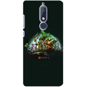 Чехлы с тематикой Киберспорт для Nokia 5 2018, 5.1 (VPrint) (DOTA 2)