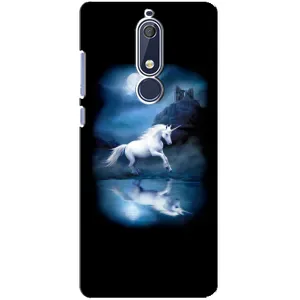 Чехол с принтом «Единорог» для Nokia 5.1 (2018)