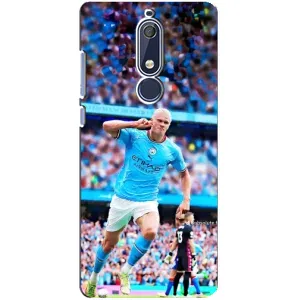 Чехлы с футболистом Ерлинг Холанд для Nokia 5 2018, 5.1 (AlphaPrint) (фанаты Холанда)