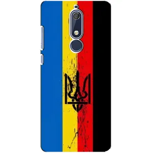 Украинские Чехлы для Nokia 5 2018, 5.1 с картинкой УПА (AlphaPrint) (Флаг УПА)
