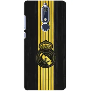 ФК Реал Мадрид чехлы для Nokia 5 2018, 5.1 (AlphaPrint) (фон Реал Мадрид)