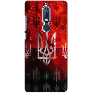 Украинские Чехлы для Nokia 5 2018, 5.1 с картинкой УПА (AlphaPrint) (ГЕРБ УПА)