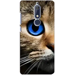 Чехлы с Котиками для Nokia 5 2018, 5.1 (VPrint) (Глаз кота)