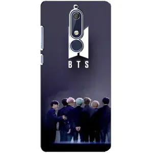 Чехлы BTS для Nokia 5 2018, 5.1 (AlphaPrint) (Группа BTS)