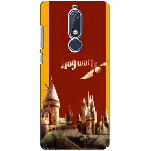 Чехлы с Гарри Поттером для Nokia 5 2018, 5.1 (AlphaPrint) (Hogwarts)