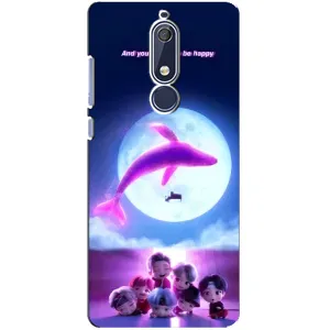 Чехлы BTS для Nokia 5 2018, 5.1 (AlphaPrint) (КИТ BTS)