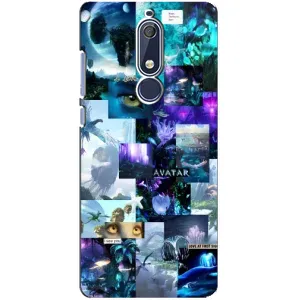 Чехлы с фильма АВАТАР для Nokia 5 2018, 5.1 (AlphaPrint) (коллаж Аватар)