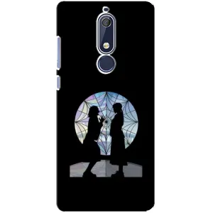 Чехлы Венсдей на Nokia 5 2018, 5.1 Уэнсдей (AlphaPrint) (комната Уэнздей)