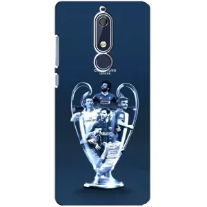 Чехлы для Nokia 5 2018, 5.1 (VPrint) - Футбольные клубы (Кубок ЛЧ)