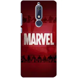 Чехол МАРВЕЛ для Нокиа 5 2018, 5.1 (AlphaPrint) (MARVEL)