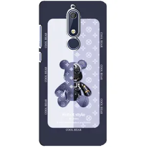 Крутые Чехлы Луи Виттон для Nokia 5 2018, 5.1 (AlphaPrint) (Медвежонок LV)