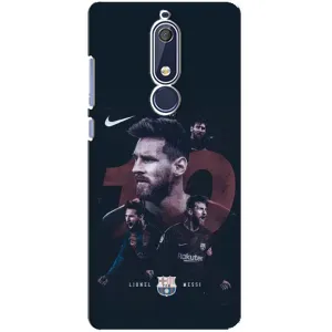 Чехлы Месси для Nokia 5 2018, 5.1 (AlphaPrint) (Месси 10)