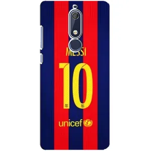 Чехлы Месси для Nokia 5 2018, 5.1 (AlphaPrint) (Messi Barca 10)