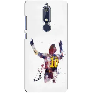 Чехлы Месси для Nokia 5 2018, 5.1 (AlphaPrint) (Messi Barca)