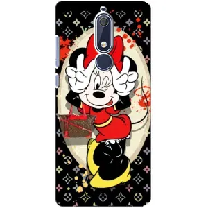 Чехол Disney Mouse Nokia 5 2018, 5.1 (PREMIUMPrint) (Минни peace)