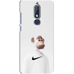 Чехлы с Обезьянами NFT для Nokia 5 2018, 5.1 (AlphaPrint) (обезьяна NFT Nike)