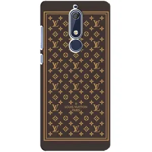 Чехлы Луи Витон для Nokia 5 2018, 5.1 (AlphaPrint - LOUIS VUITTON) (обои LV)