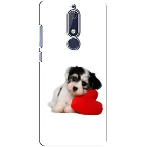 Чехлы с собаками для Nokia 5 2018, 5.1 (VPrint) (Песик)