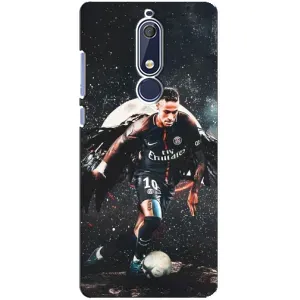 Чехол Неймар для Nokia 5 2018, 5.1 (AlphaPrint) (PSG Neymar)