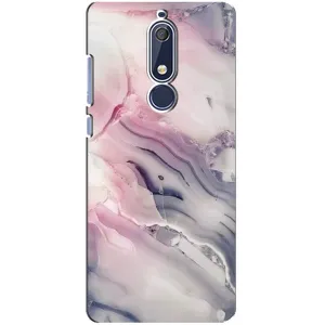 Мраморный чехол на Nokia 5 2018, 5.1 (VPrint) (Пурпурный Мрамор)
