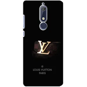 Чехлы Луи Витон для Nokia 5 2018, 5.1 (AlphaPrint - LOUIS VUITTON) (ремешок LV)