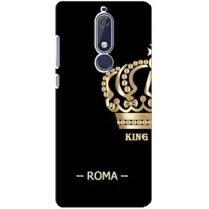 Чехлы для Nokia 5 2018, 5.1 (VPrint) - Футбольные клубы (Roma)