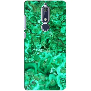 Мраморный чехол на Nokia 5 2018, 5.1 (VPrint) (Салатный Мрамор)
