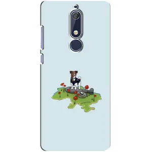 Чехлы с картинкой собаки Патрон для Nokia 5 2018, 5.1 (AlphaPrint) (Сапер Пес)