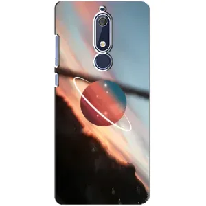 Космические Чехлы для Нокиа 5 2018, 5.1 (VPrint) (Сатурн)