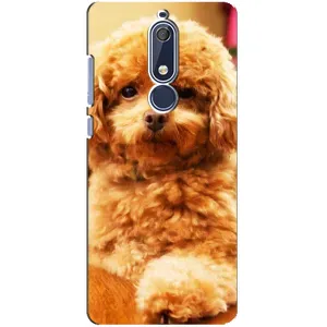 Чехлы с собаками для Nokia 5 2018, 5.1 (VPrint) (Щенок Бишон)