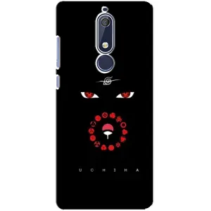 Чехлы на тему: Итачи Учиха для Nokia 5 2018, 5.1 (AlphaPrint) (глаза Итачи)