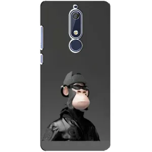 Чехлы с Обезьянами NFT для Nokia 5 2018, 5.1 (AlphaPrint) (стильная обезьяна NFT)