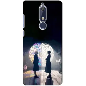 Чехлы Венсдей на Nokia 5 2018, 5.1 Уэнсдей (AlphaPrint) (Уэнздей и Инид)
