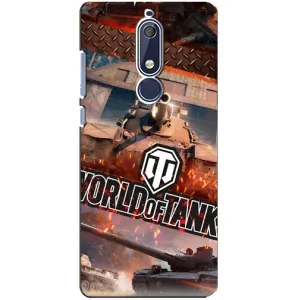 Чехлы с тематикой Киберспорт для Nokia 5 2018, 5.1 (VPrint) (World of Tanks)
