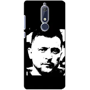 Чехол для Nokia 5 2018, 5.1 (AlphaPrint - с принтом Зеленского) (Зеленский АРТ)