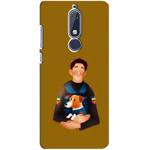 Чехлы с картинкой собаки Патрон для Nokia 5 2018, 5.1 (AlphaPrint) (ЗСУ Патрон)