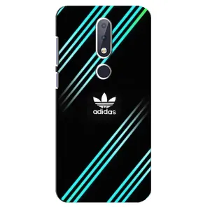 Чохол з принтом «Адідас з полосами» для Nokia 6.1 Plus