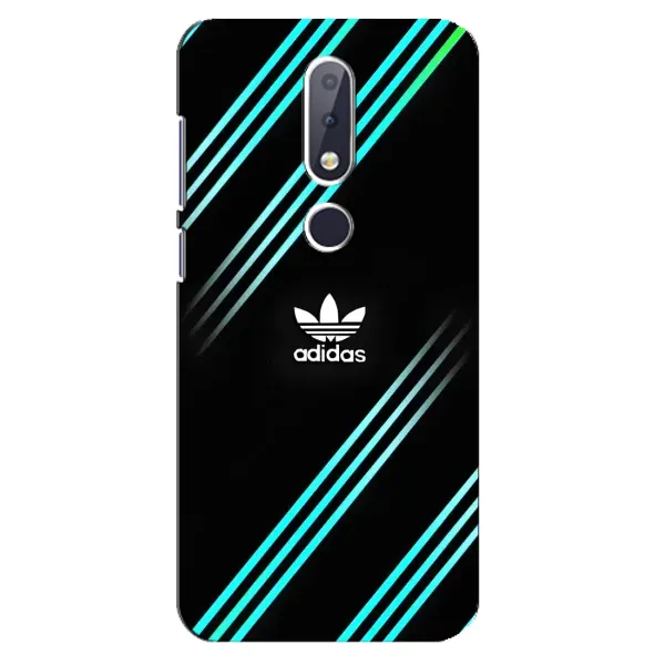 Чохол з принтом «Адідас з полосами» для Nokia 6.1 Plus Чохол з принтом «Адідас з полосами» для Nokia 6.1 Plus