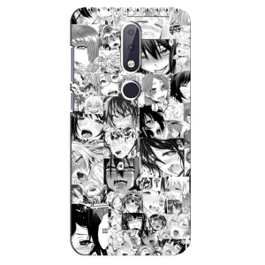 Чехол с принтом «Ahegao manga» для Nokia 6.1 Plus