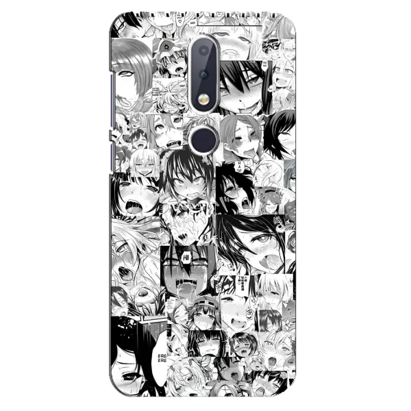 Чехол с принтом «Ahegao manga» для Nokia 6.1 Plus
