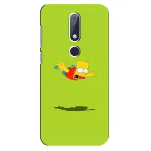 Чjхол з Сімпсонами для Nokia 6.1 Plus (VPrint) (Барт Сімпсон)