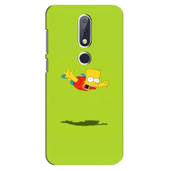 Чохол з принтом «Барт Сімпсон» для Nokia 6.1 Plus