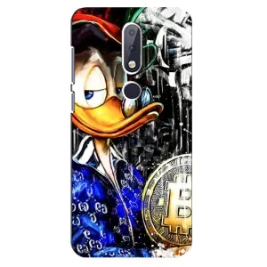 Чехли для Нокіа 6,1 Плюс - Scrooge MagDag (PREMIUMPrint) (Біткойн Скрудж)