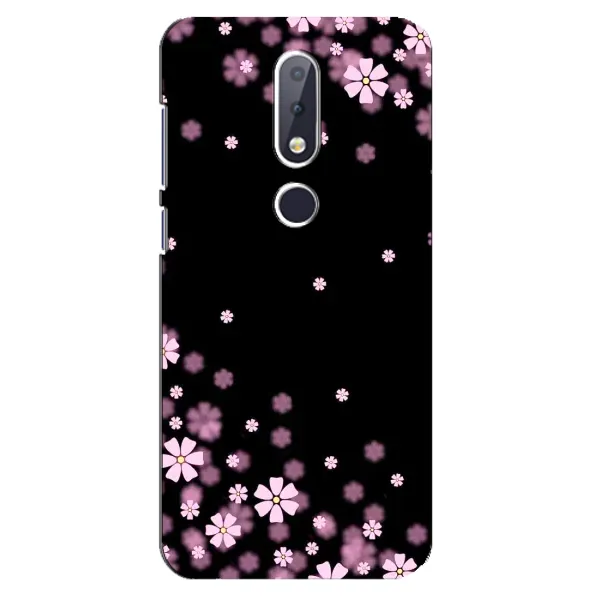 Чехол с принтом «Цветочки маленькие» для Nokia 6.1 Plus