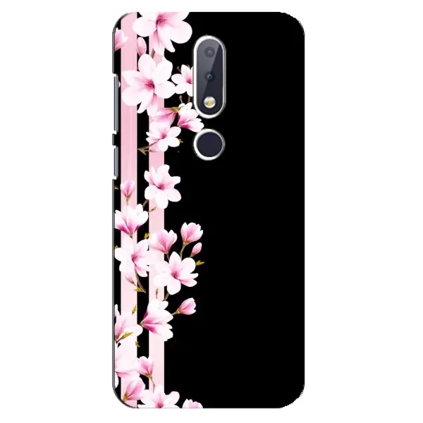 Чехол с принтом «Цветочки» для Nokia 6.1 Plus