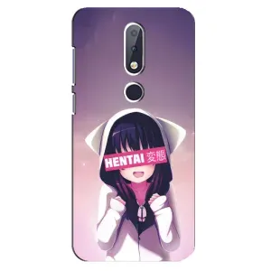 Чехол с принтом «Hentai chan» для Nokia 6.1 Plus