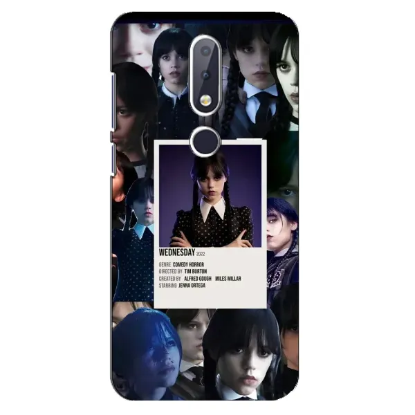 Чехол с принтом «коллаж Уэнздей» для Nokia 6.1 Plus Чехол с принтом «коллаж Уэнздей» для Nokia 6.1 Plus